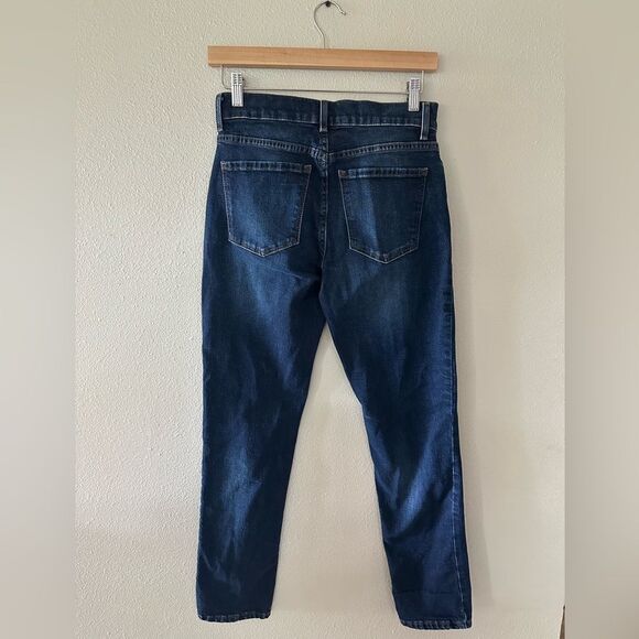 Mott & Bow Slim Boyfriend Jeans in Ridge Dark Wash Denim Women’s Size 26 Waist - Picture 7 of 7